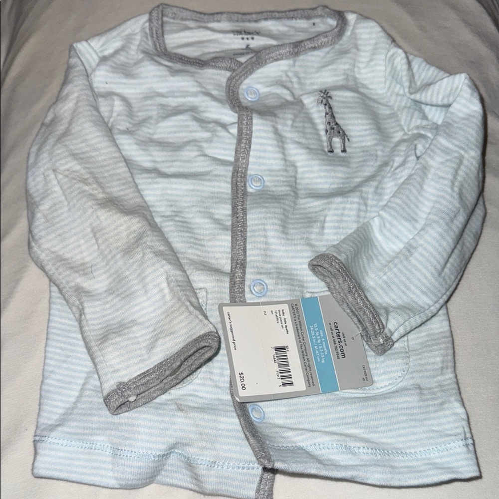 Gray and White Kids Pajamas
